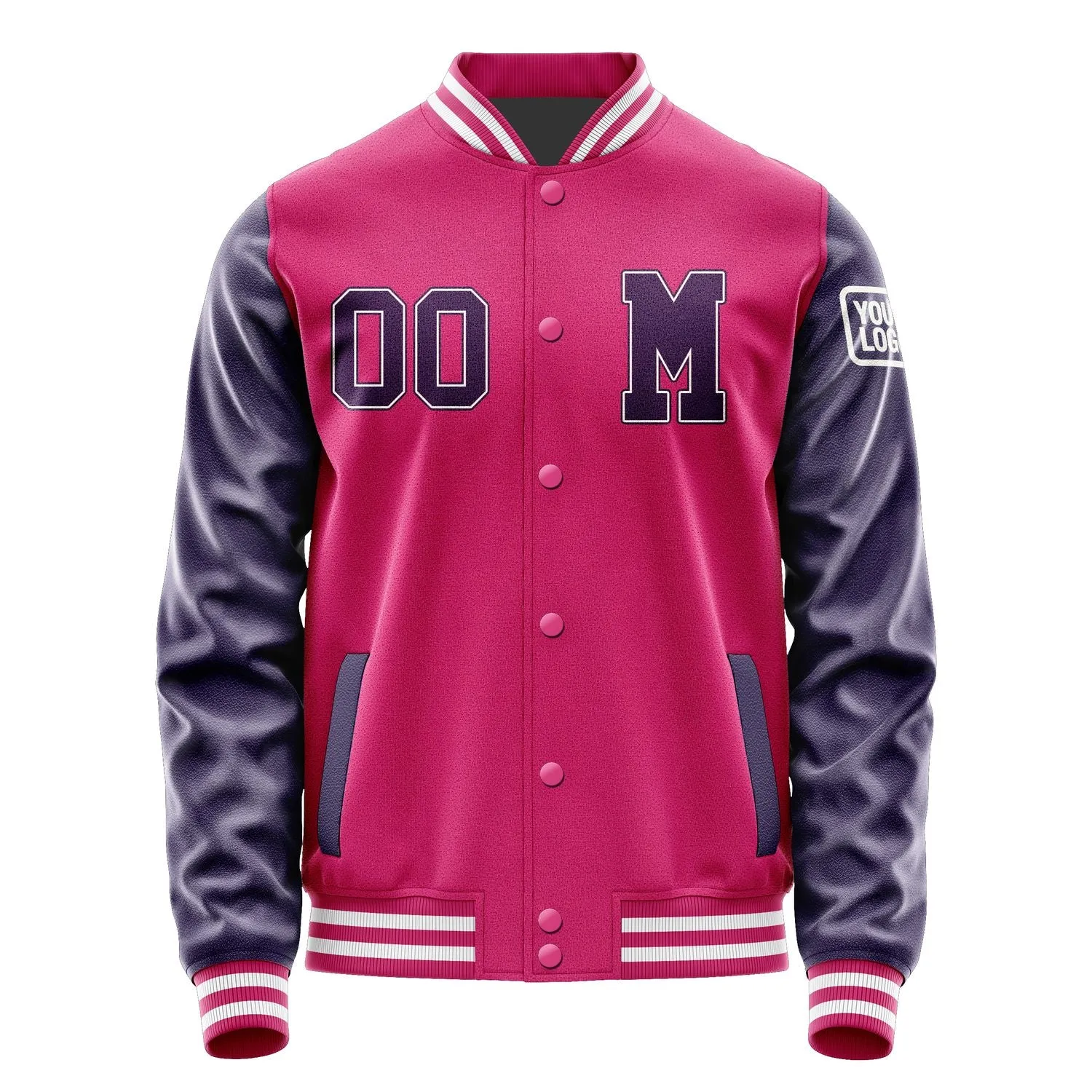 Custom Pink Purple Jacket sold by Tailorly product image thumbnail 4