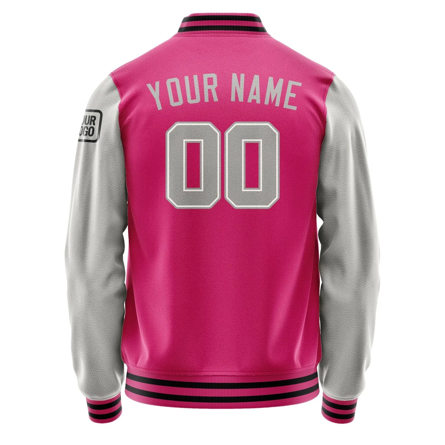 Custom Pink Gray Jacket sold by Tailorly product image thumbnail 3