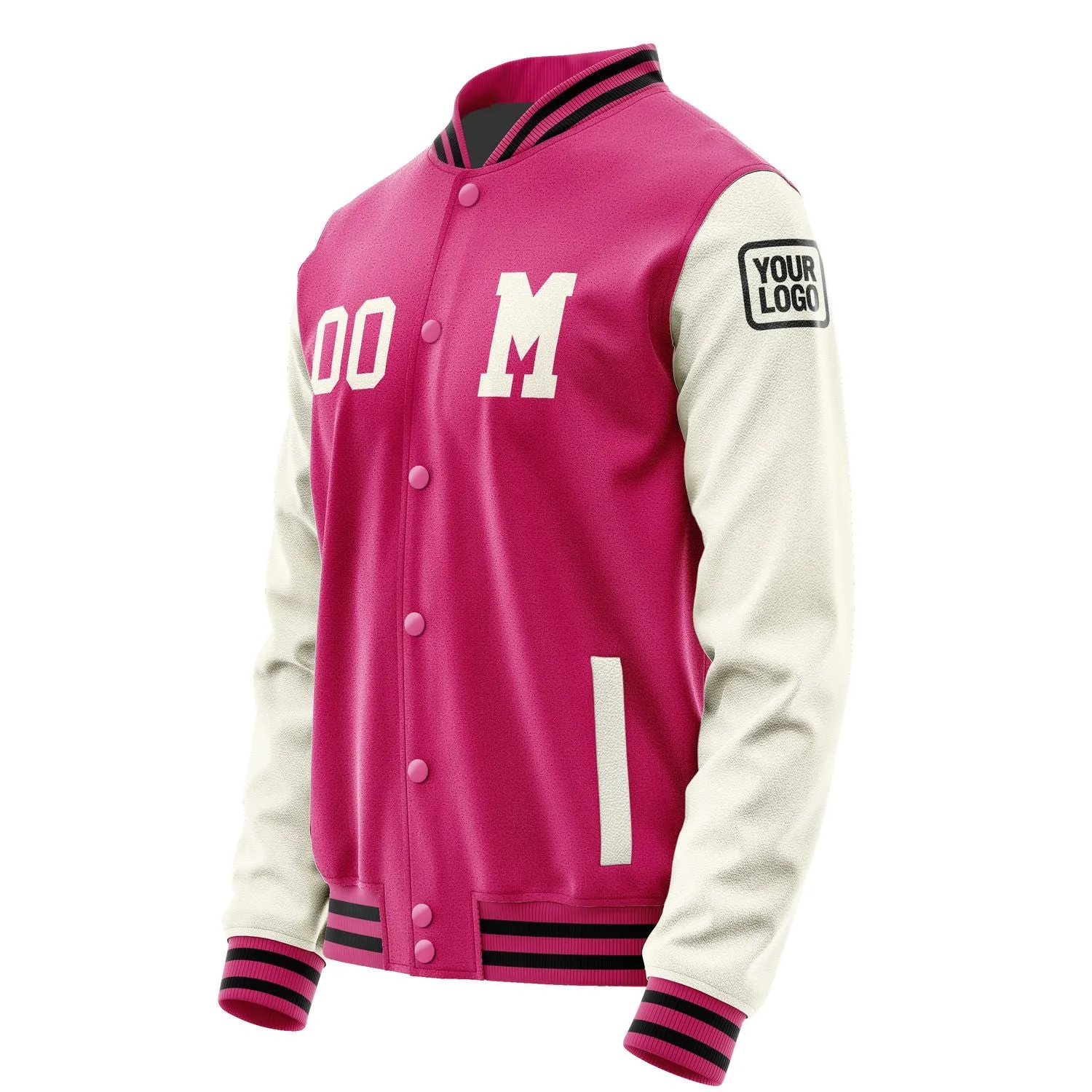 Custom Pink Cream Jacket sold by Tailorly product image thumbnail 2