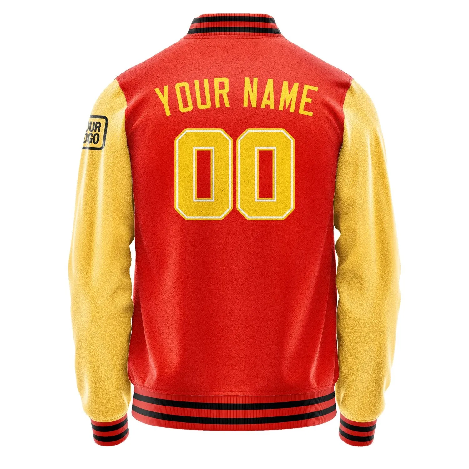 Custom Orange Red Gold Jacket sold by Tailorly product image thumbnail 3