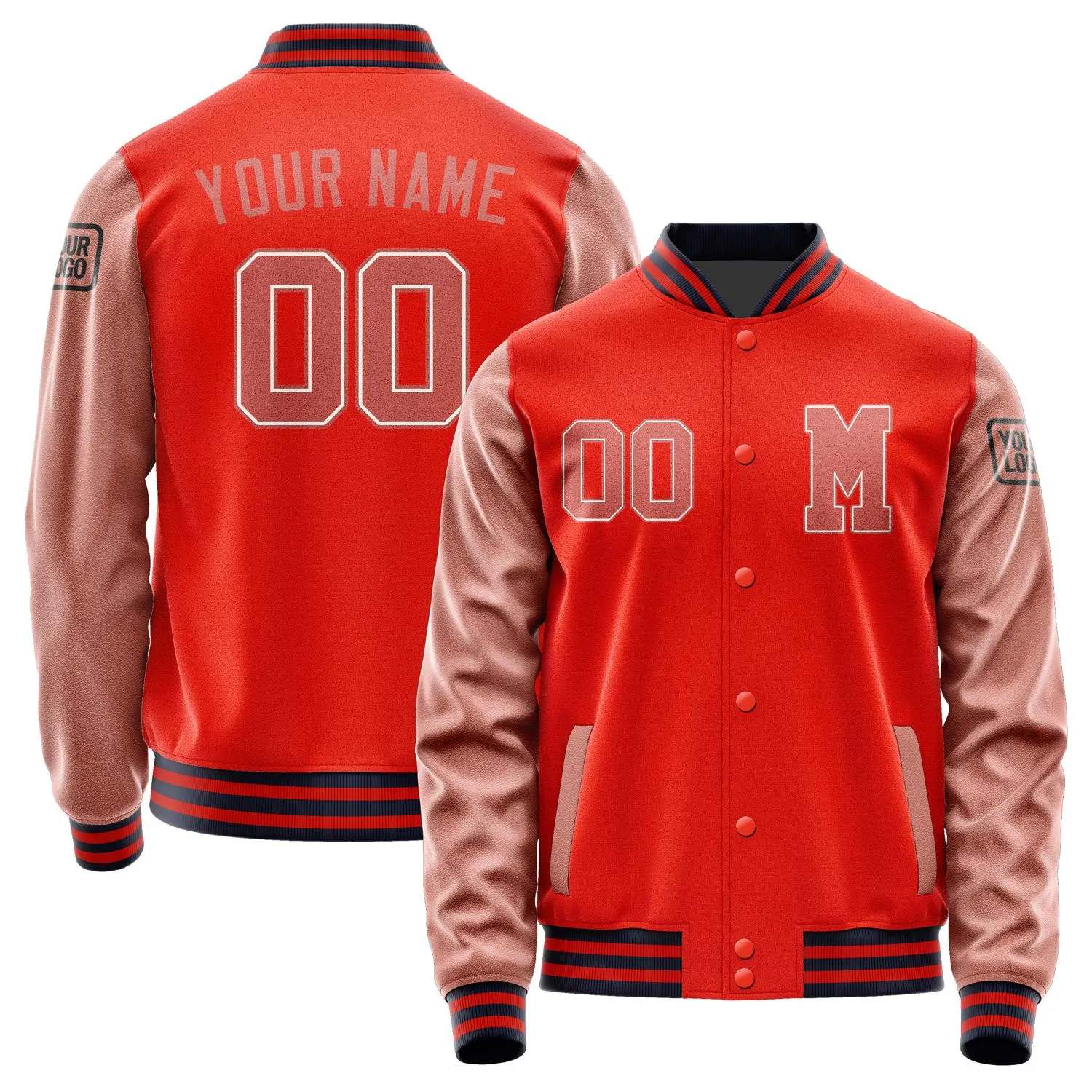 Custom Orange Red Copper Rose Jacket sold by Tailorly