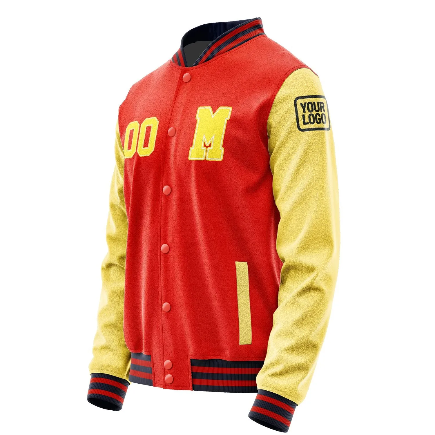 Custom Orange Red Light Yellow Jacket sold by Tailorly product image thumbnail 2