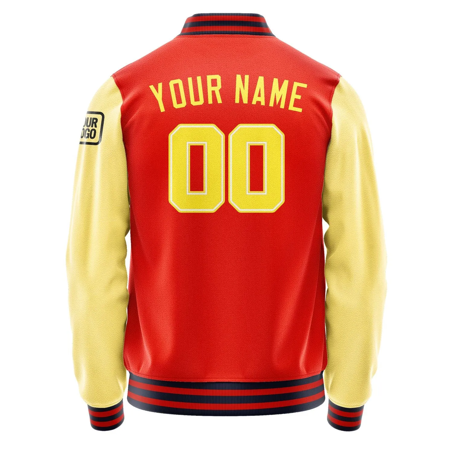 Custom Orange Red Light Yellow Jacket sold by Tailorly product image thumbnail 3