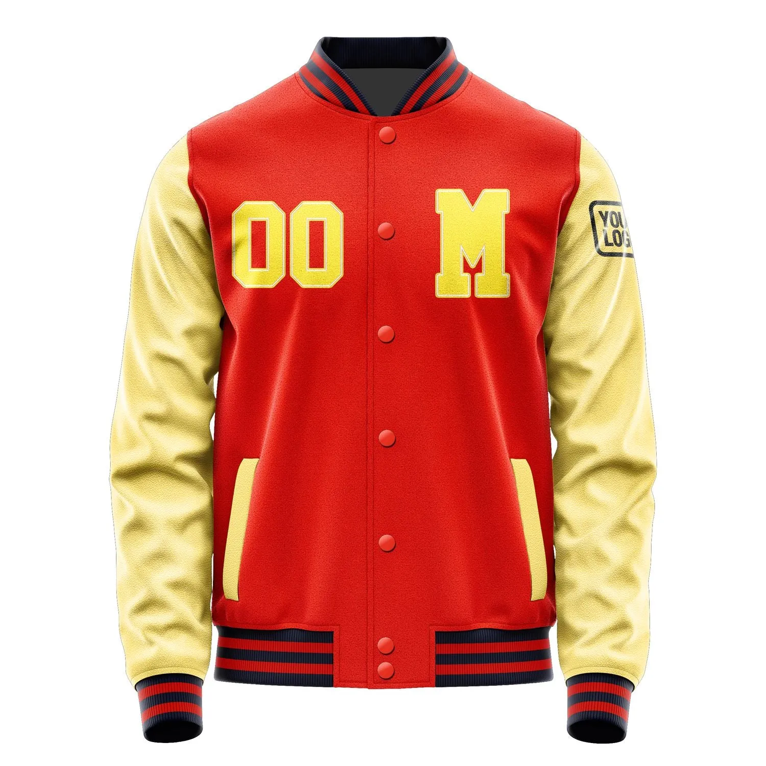 Custom Orange Red Light Yellow Jacket sold by Tailorly product image thumbnail 4