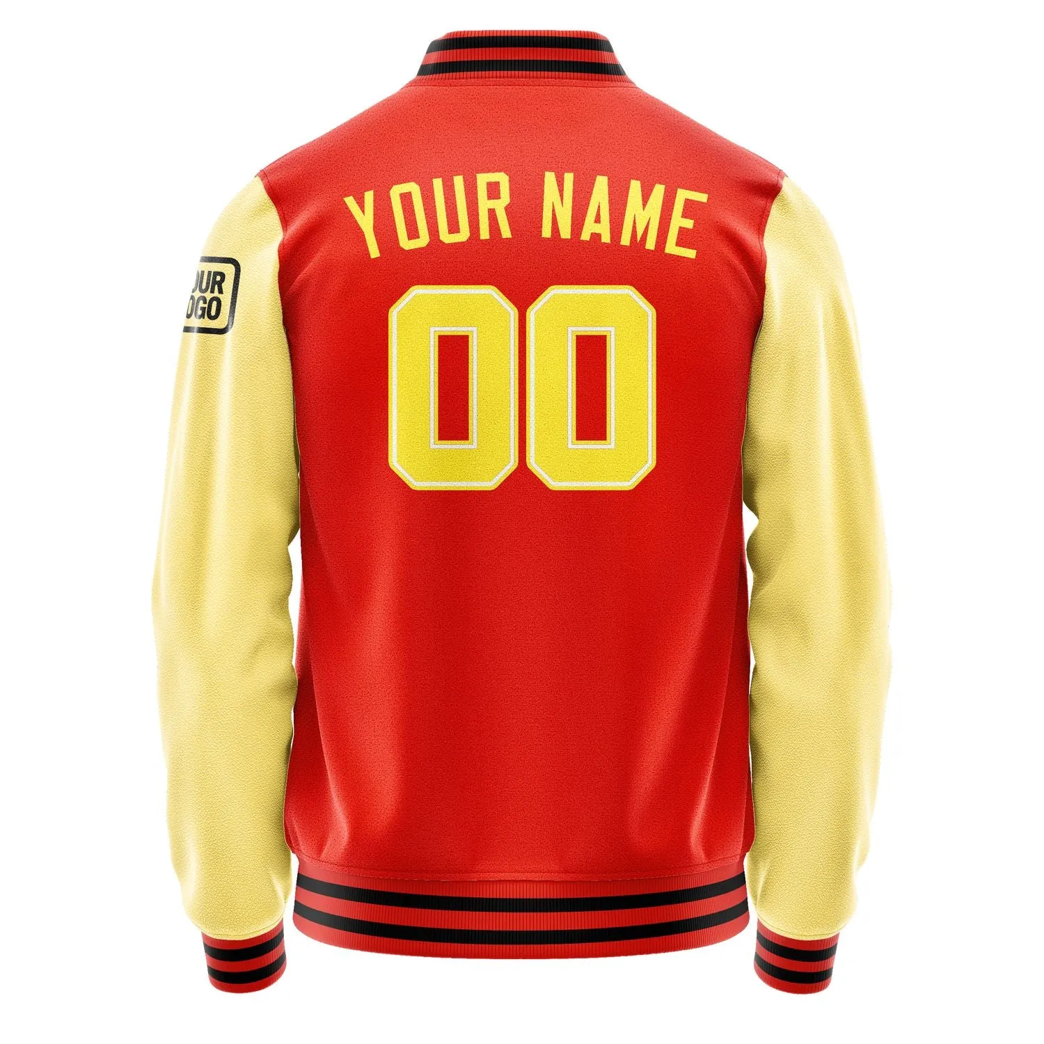 Custom Orange Red Light Yellow Jacket sold by Tailorly product image thumbnail 3