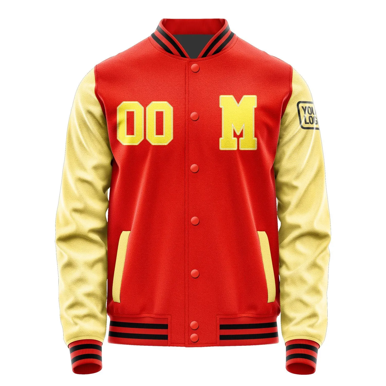 Custom Orange Red Light Yellow Jacket sold by Tailorly product image thumbnail 4