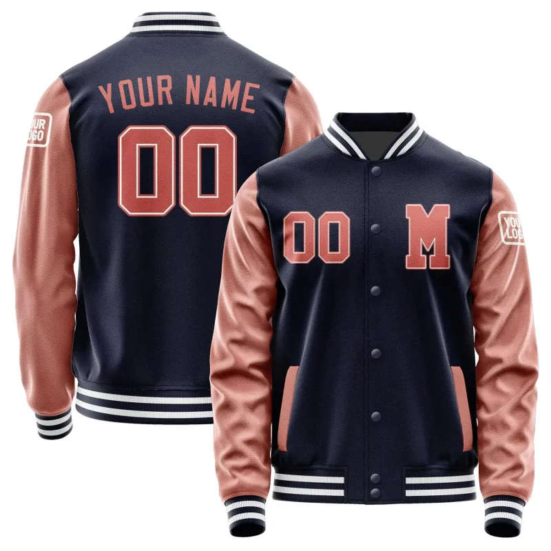 Custom Navy Copper Rose Jacket sold by Tailorly