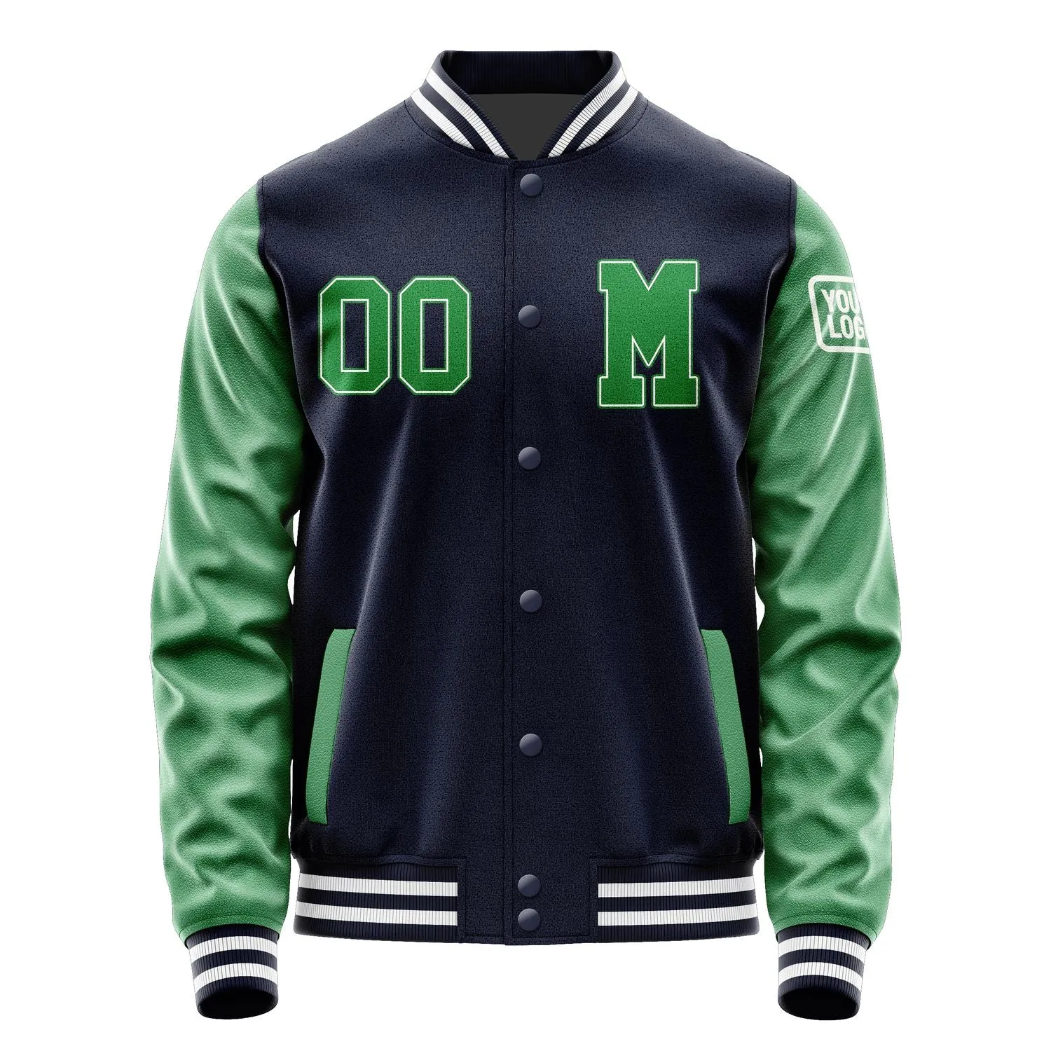 Custom Navy Emerald Green Jacket sold by Tailorly product image thumbnail 4