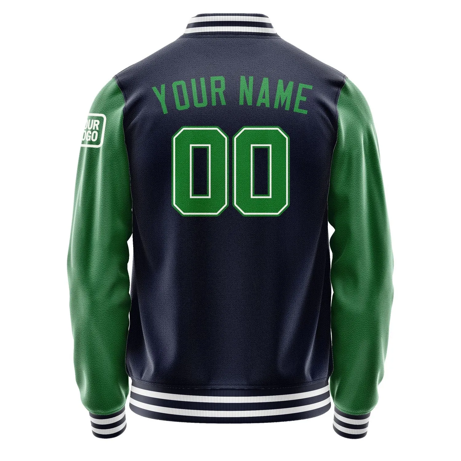 Custom Navy Emerald Green Jacket sold by Tailorly product image thumbnail 3
