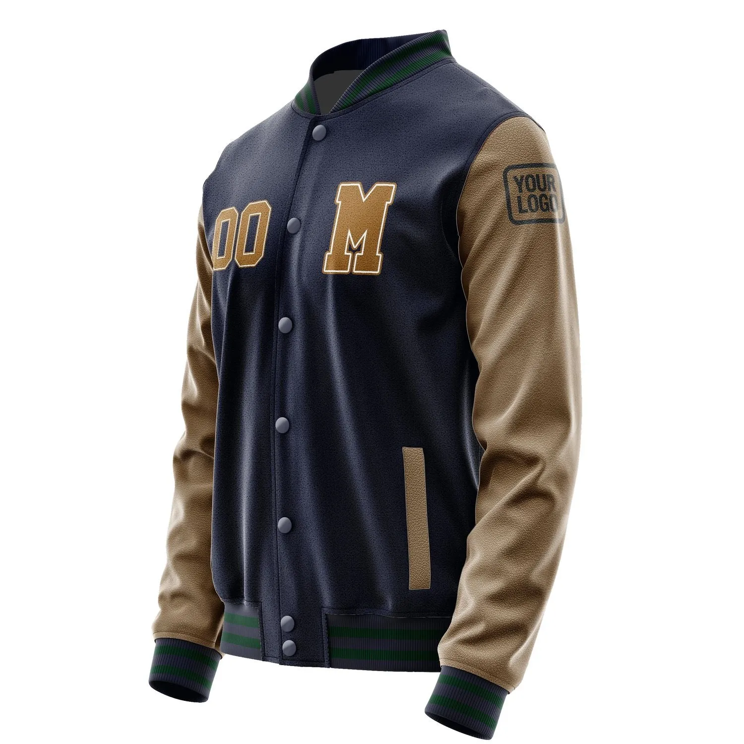 Custom Navy Khaki Jacket sold by Tailorly product image thumbnail 2
