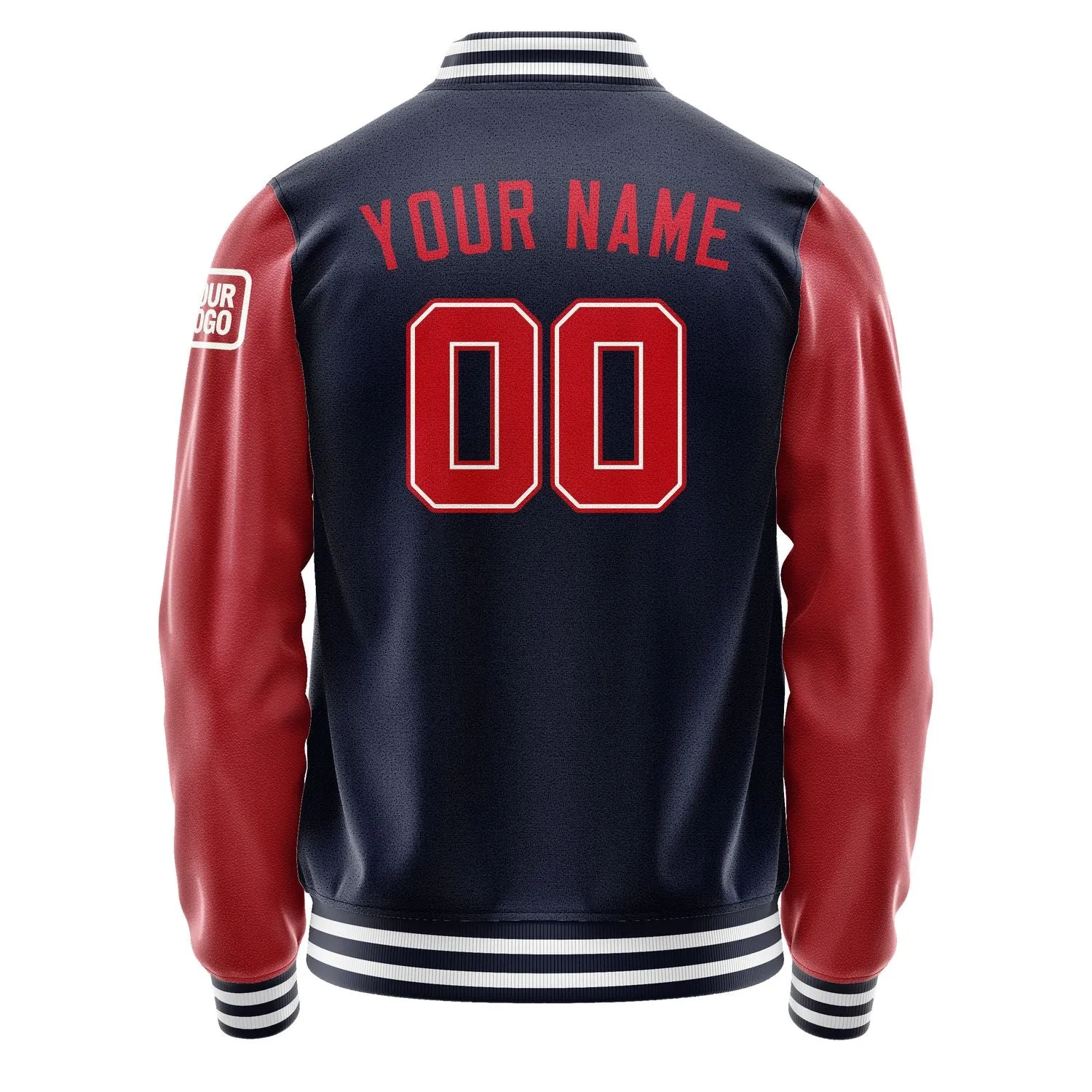 Custom Navy Red Jacket sold by Tailorly product image thumbnail 3