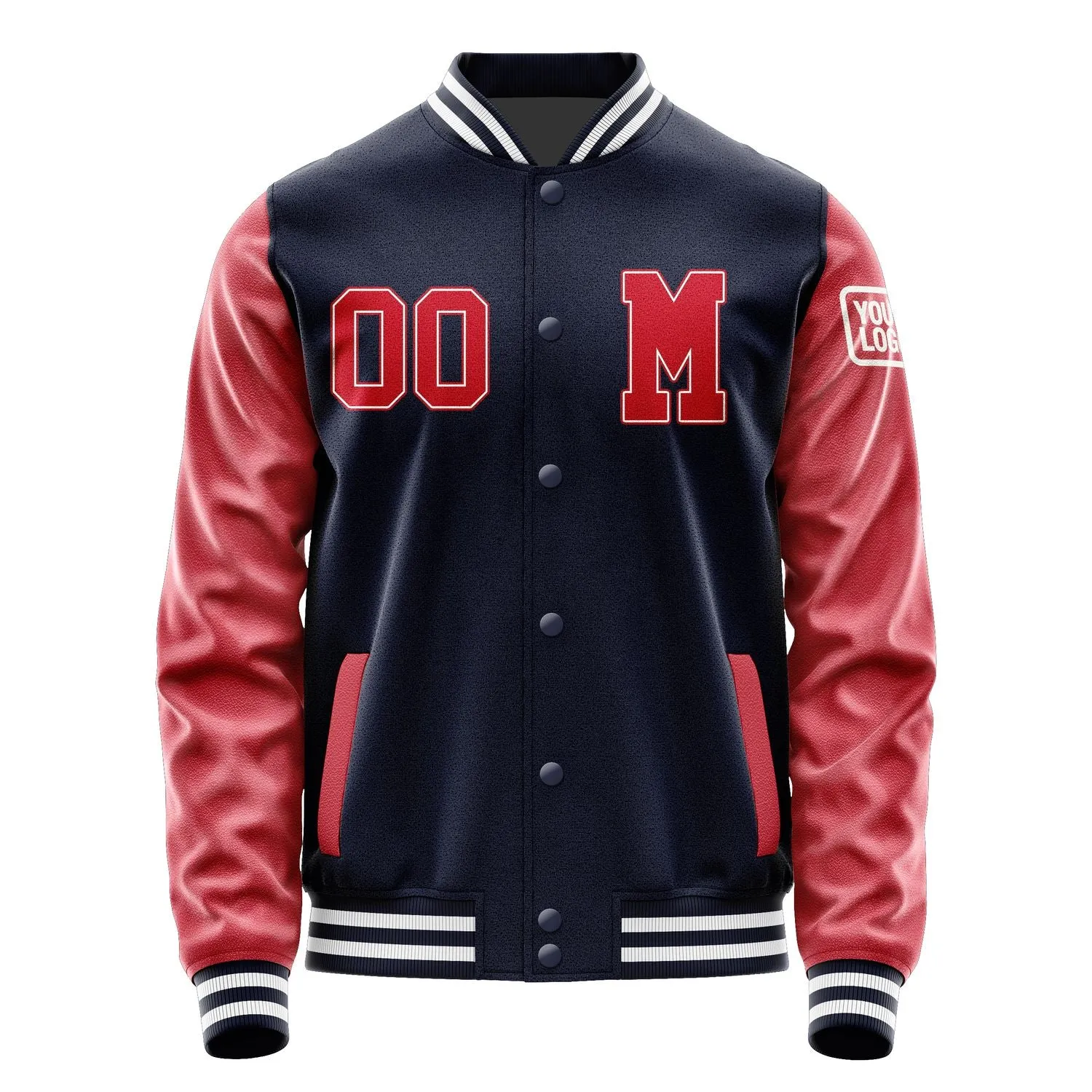 Custom Navy Red Jacket sold by Tailorly product image thumbnail 4