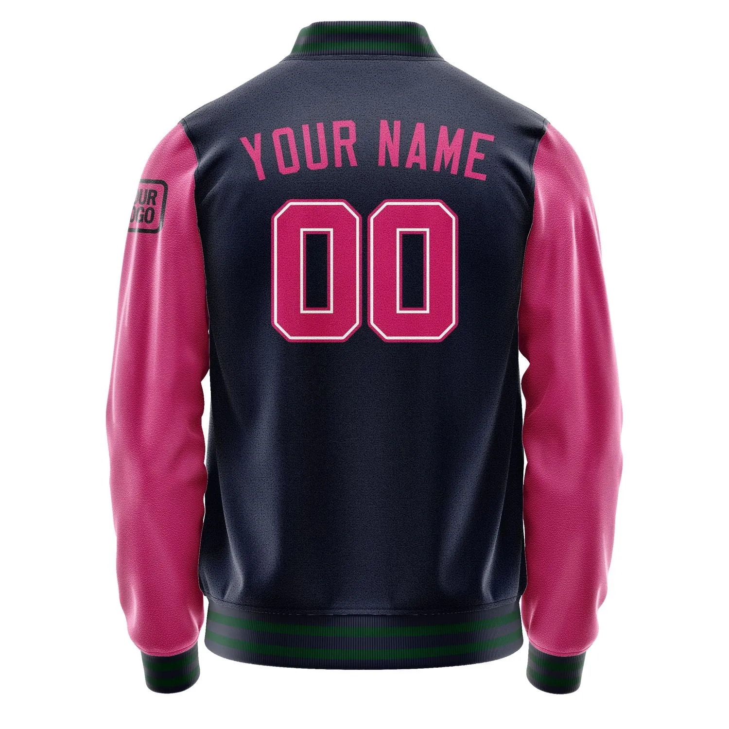 Custom Navy Pink Jacket sold by Tailorly product image thumbnail 3