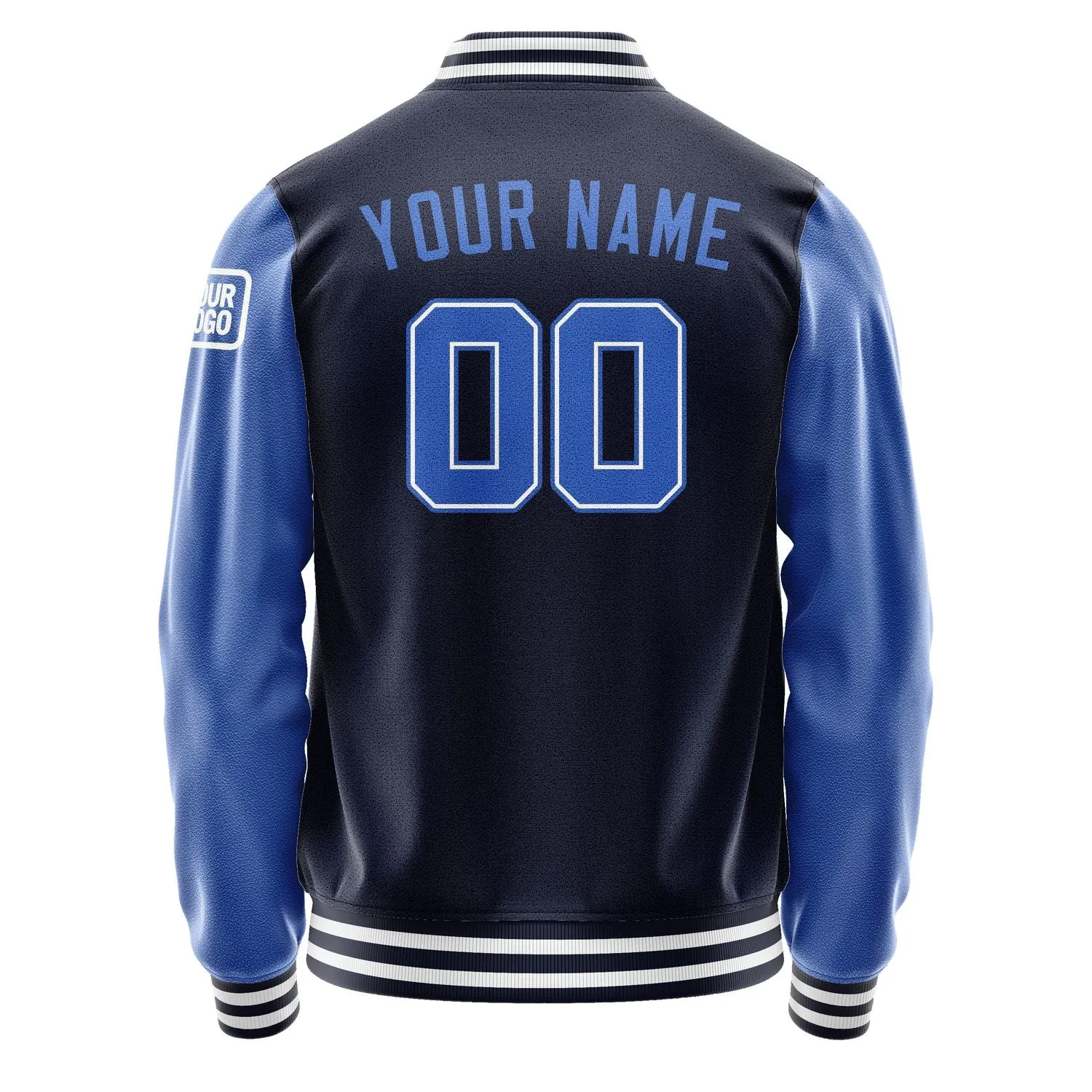 Custom Navy Sky Blue Jacket sold by Tailorly product image thumbnail 3