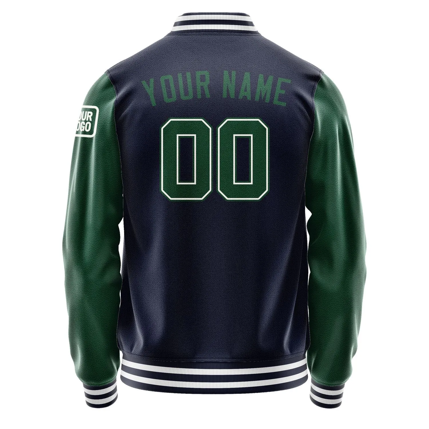 Custom Navy Green Jacket sold by Tailorly product image thumbnail 3
