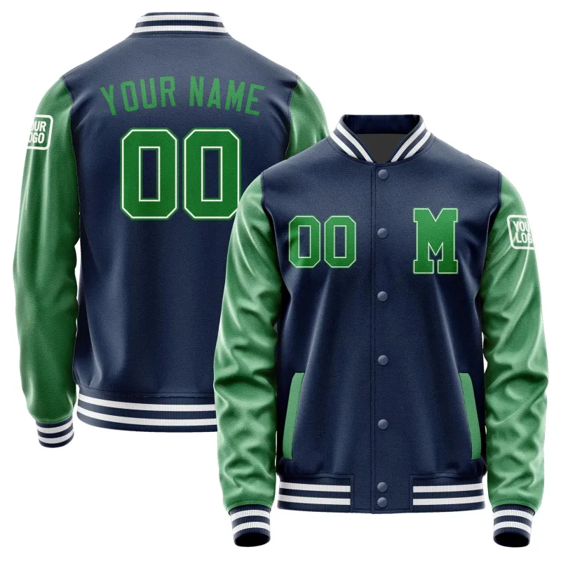Custom Blue Emerald Green Jacket sold by Tailorly