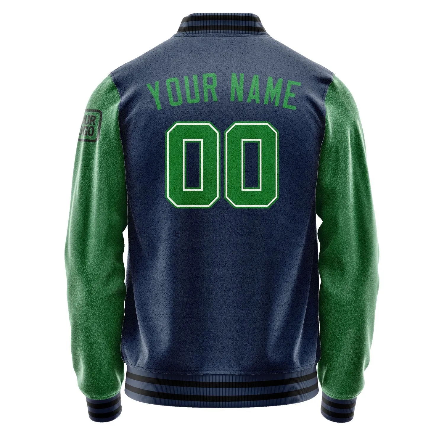 Custom Blue Emerald Green Jacket sold by Tailorly product image thumbnail 3
