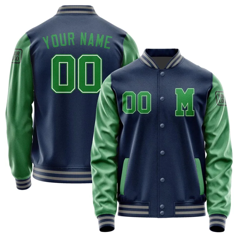 Custom Blue Emerald Green Jacket sold by Tailorly