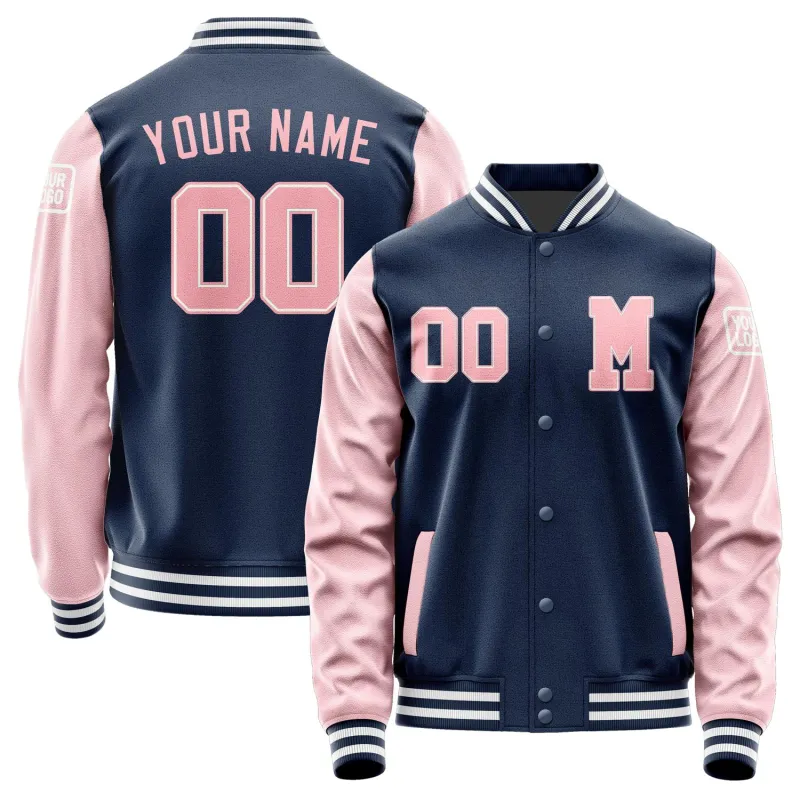 Custom Blue Light Pink Jacket sold by Tailorly