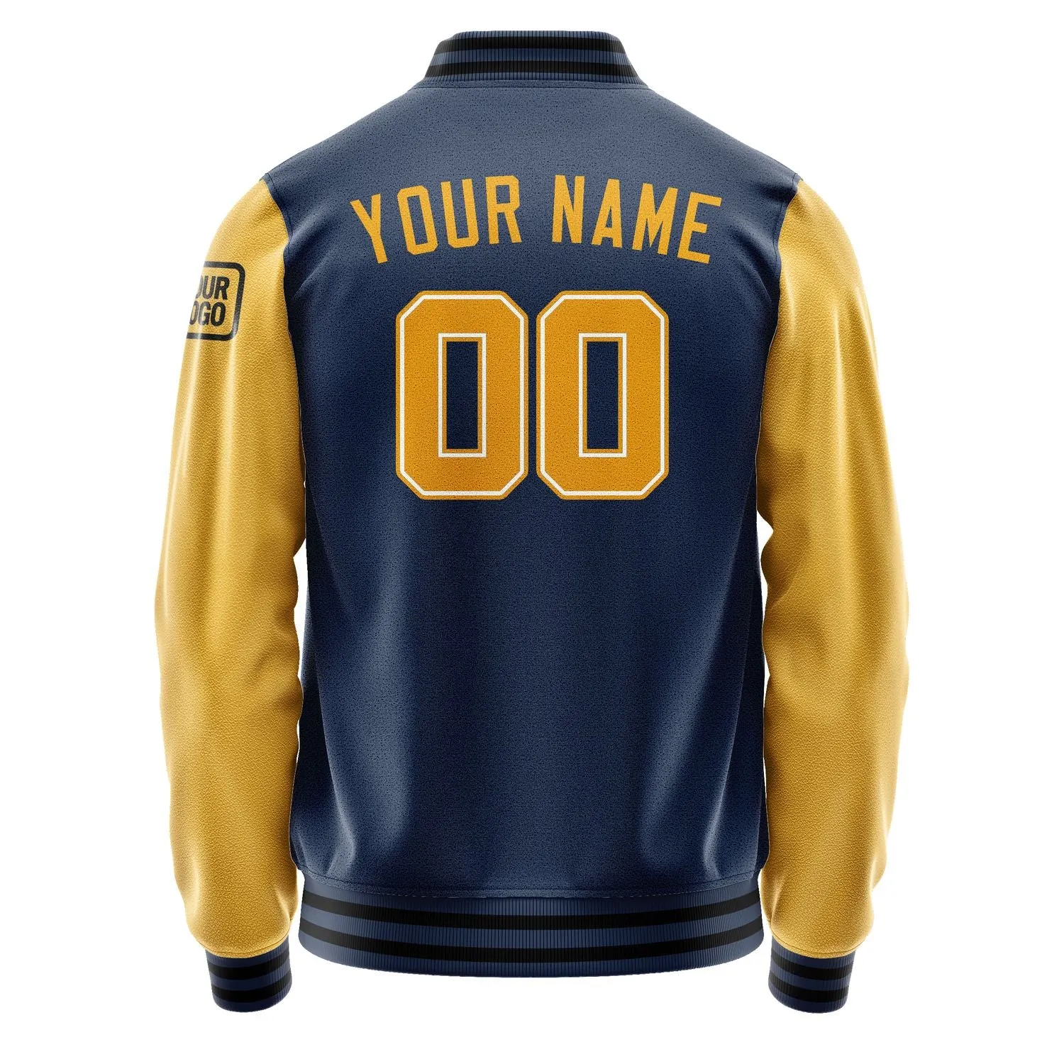 Custom Blue Yellow Jacket sold by Tailorly product image thumbnail 3