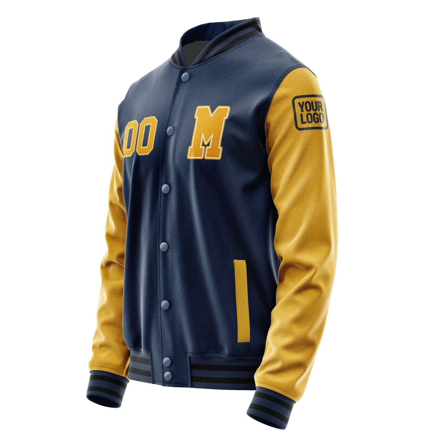 Custom Blue Yellow Jacket sold by Tailorly product image thumbnail 2