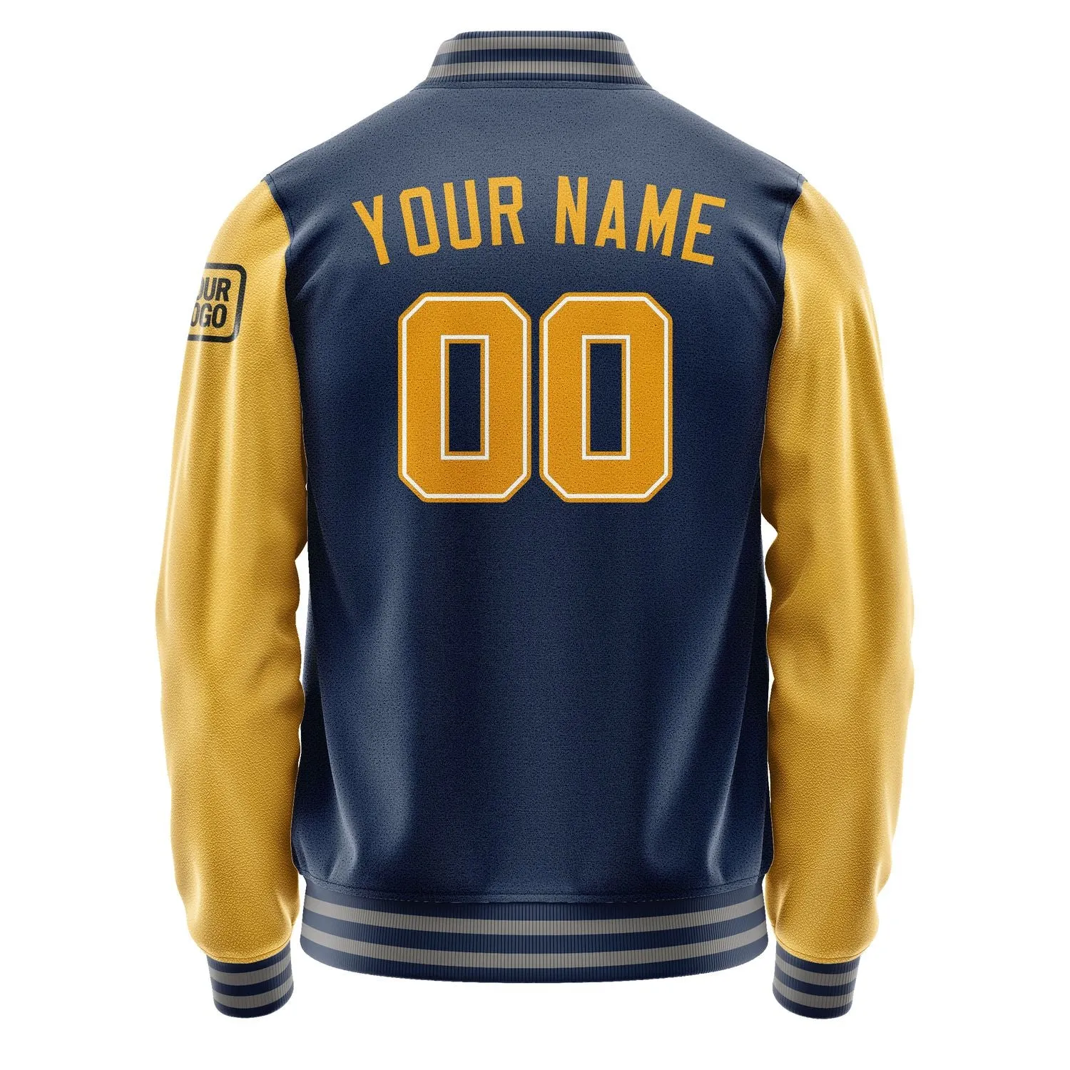 Custom Blue Yellow Jacket sold by Tailorly product image thumbnail 3