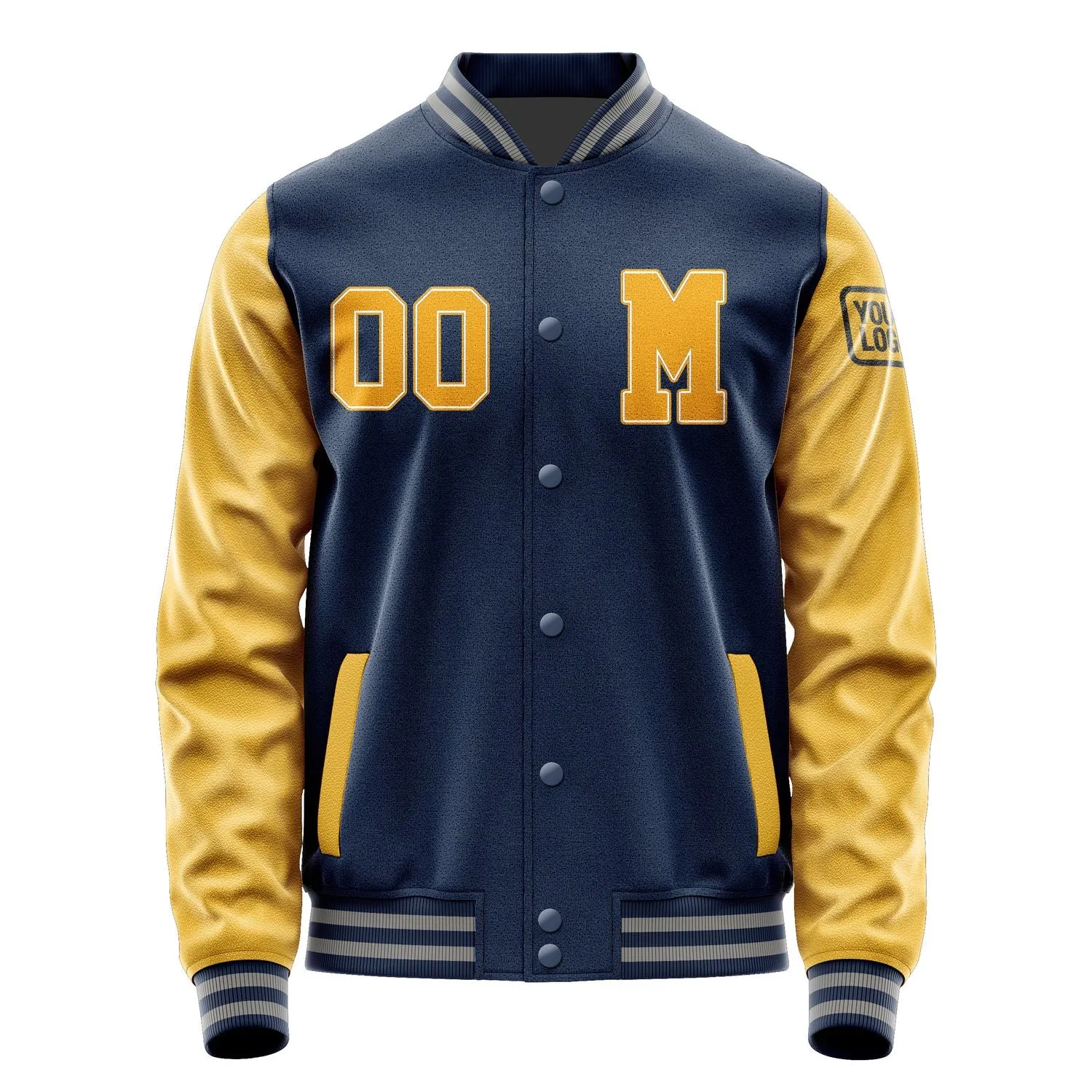 Custom Blue Yellow Jacket sold by Tailorly product image thumbnail 4