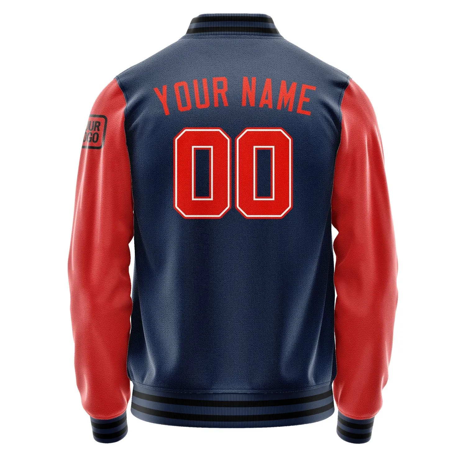 Custom Blue Orange Red Jacket sold by Tailorly product image thumbnail 3