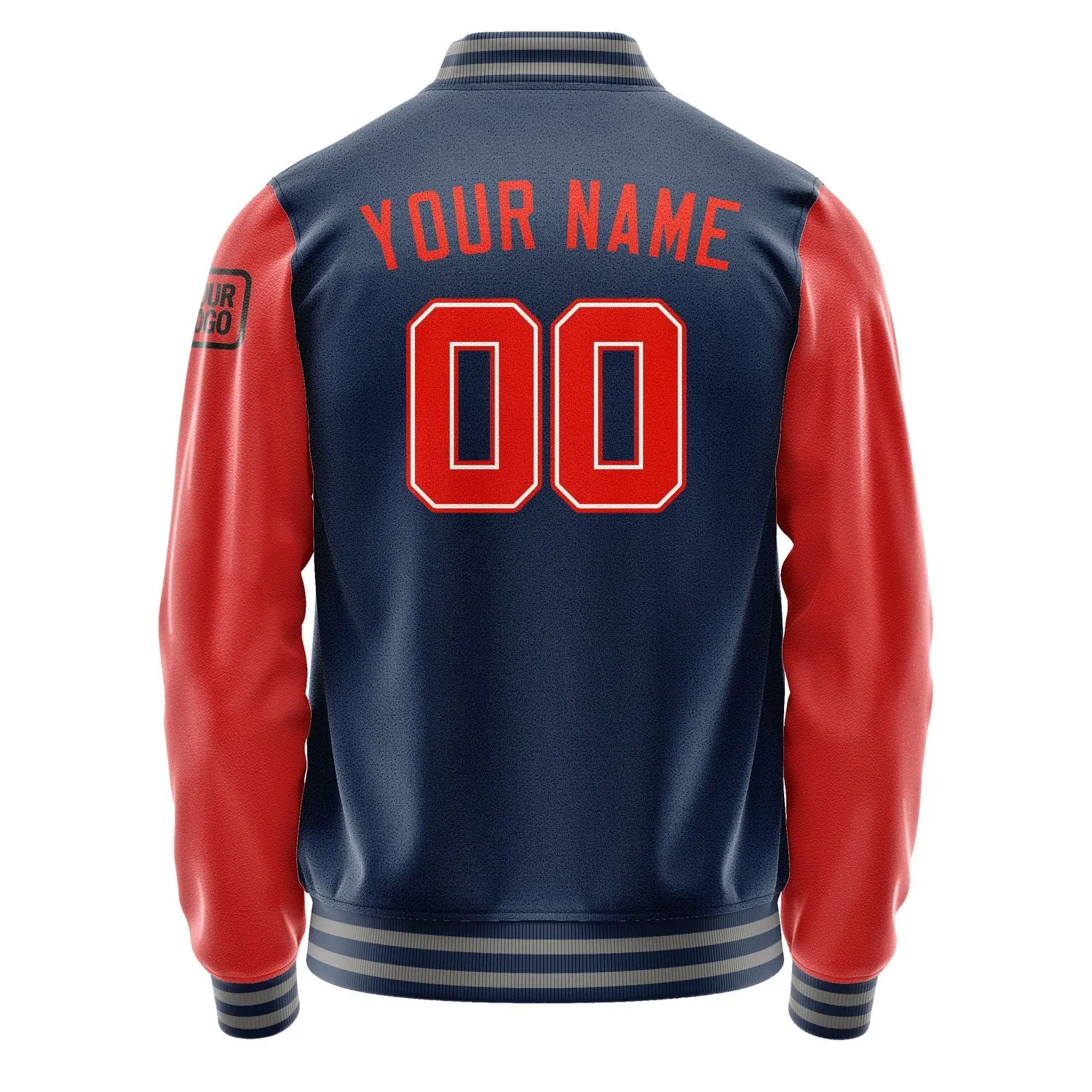Custom Blue Orange Red Jacket sold by Tailorly product image thumbnail 3