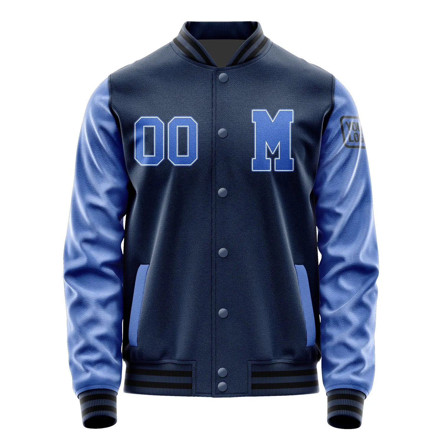 Custom Blue Sky Blue Jacket sold by Tailorly product image thumbnail 4