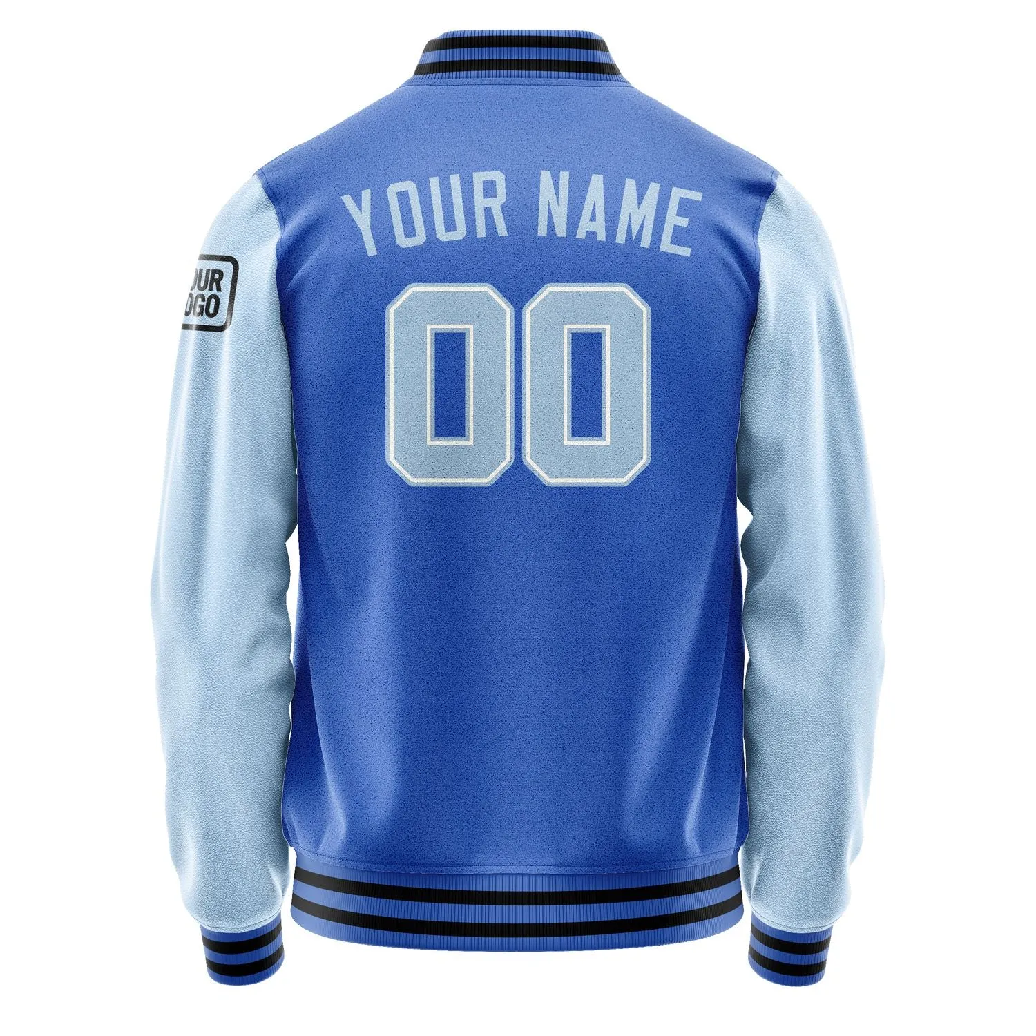 Custom Sky Blue Light Blue Jacket sold by Tailorly product image thumbnail 3