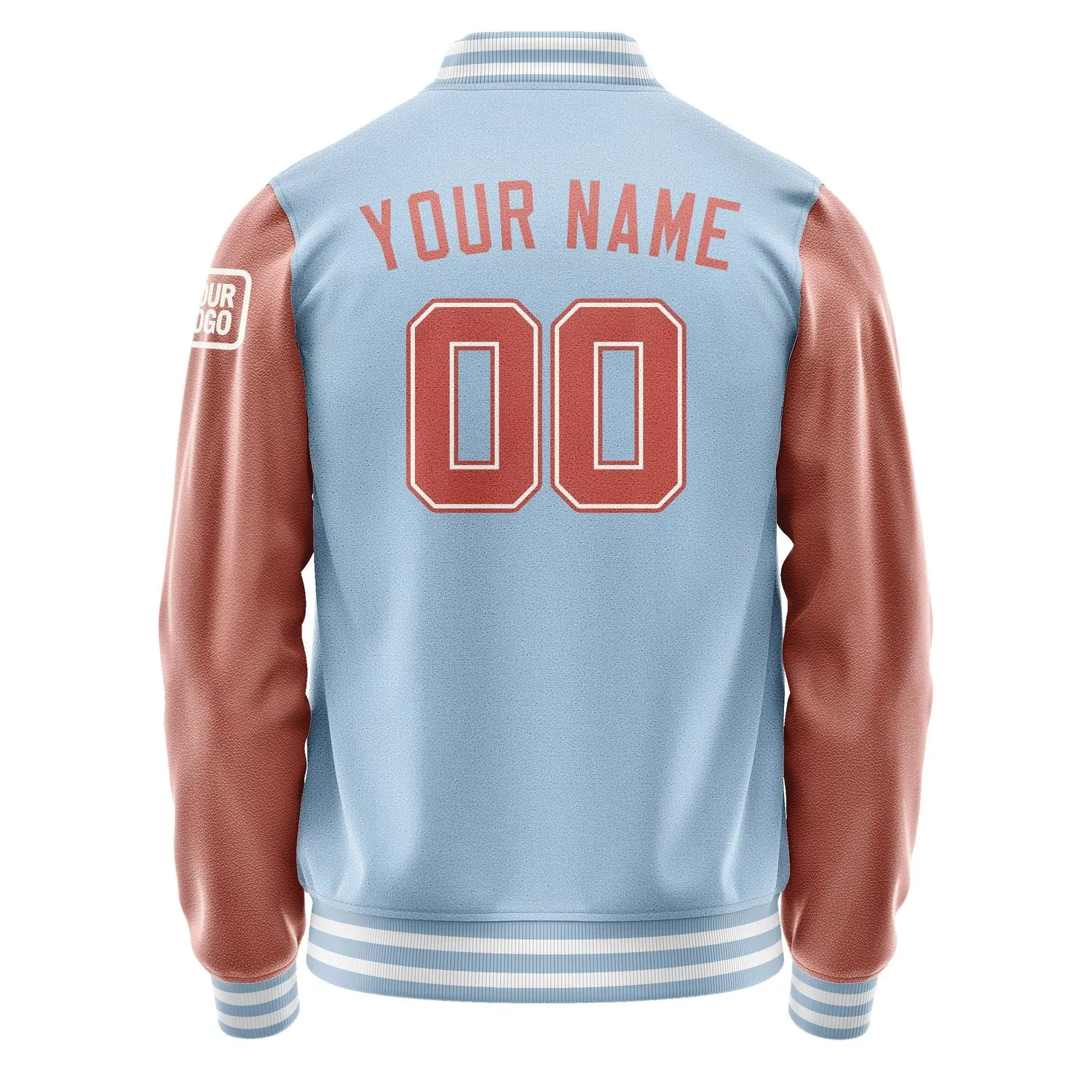 Custom Light Blue Copper Rose Jacket sold by Tailorly product image thumbnail 3