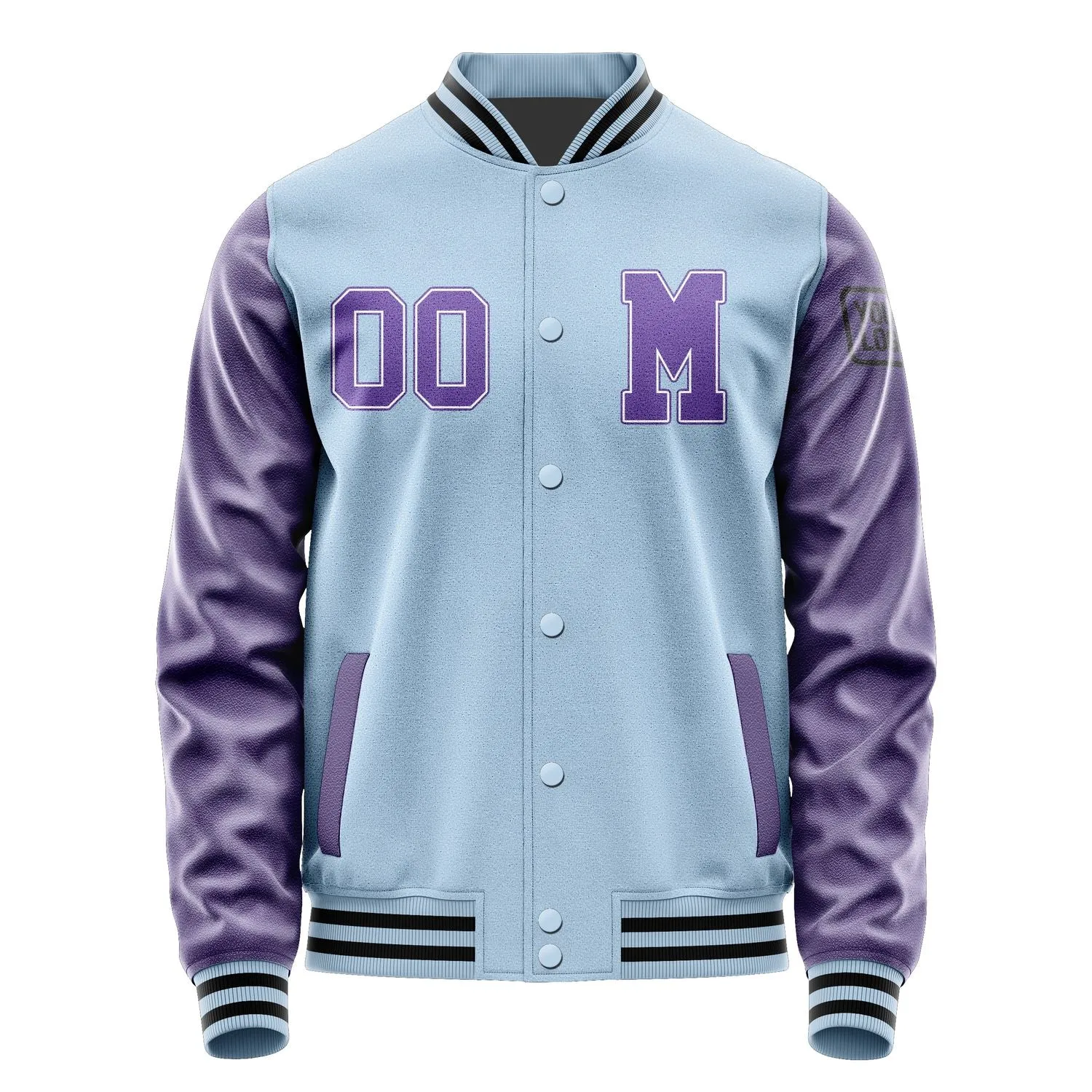Custom Light Blue Light Purple Jacket sold by Tailorly product image thumbnail 4