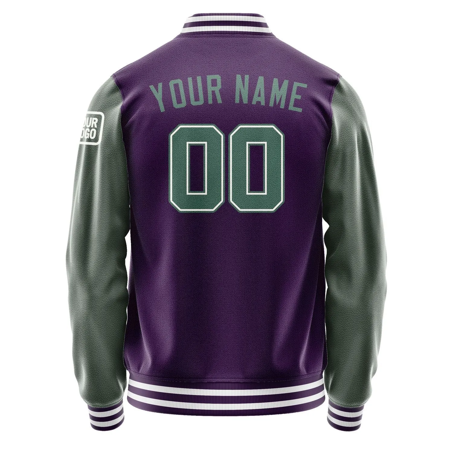 Custom Purple Blue Green Jacket sold by Tailorly product image thumbnail 3