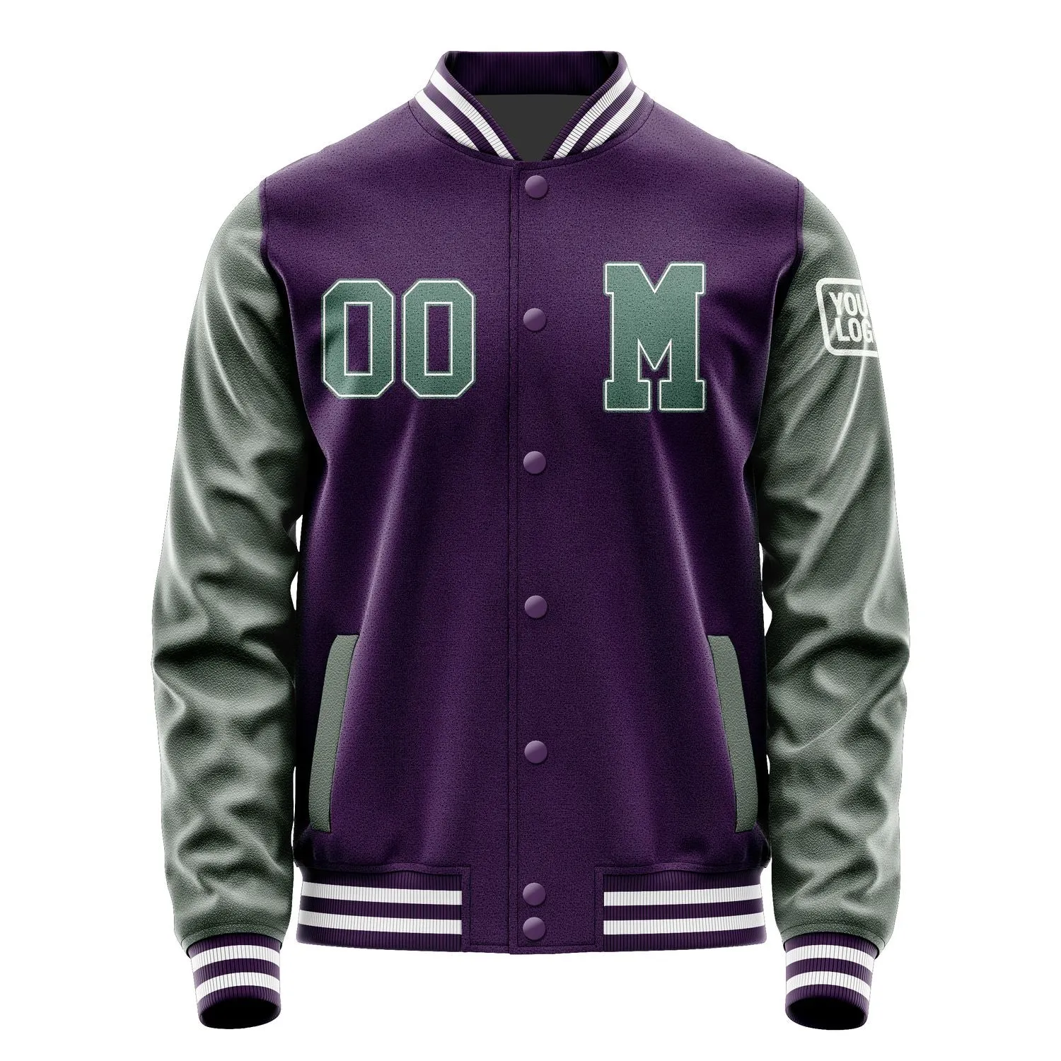 Custom Purple Blue Green Jacket sold by Tailorly product image thumbnail 4