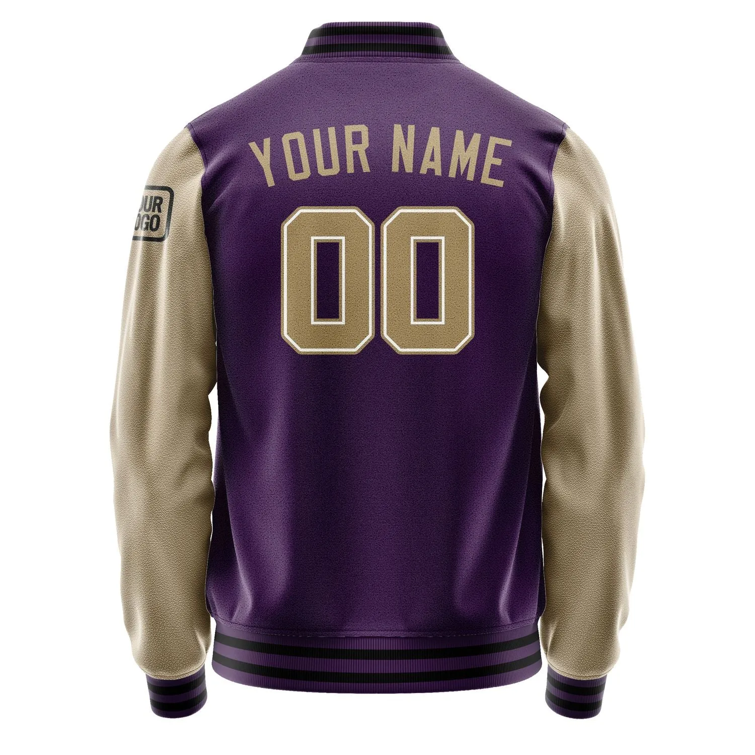 Custom Purple Light Khaki Jacket sold by Tailorly product image thumbnail 3