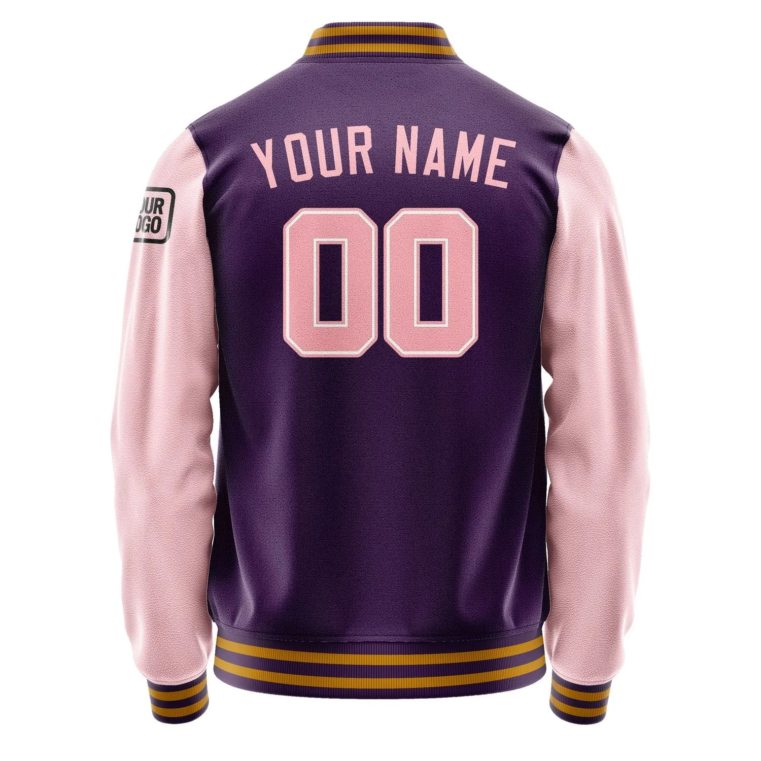 Custom Purple Light Pink Jacket sold by Tailorly product image thumbnail 3