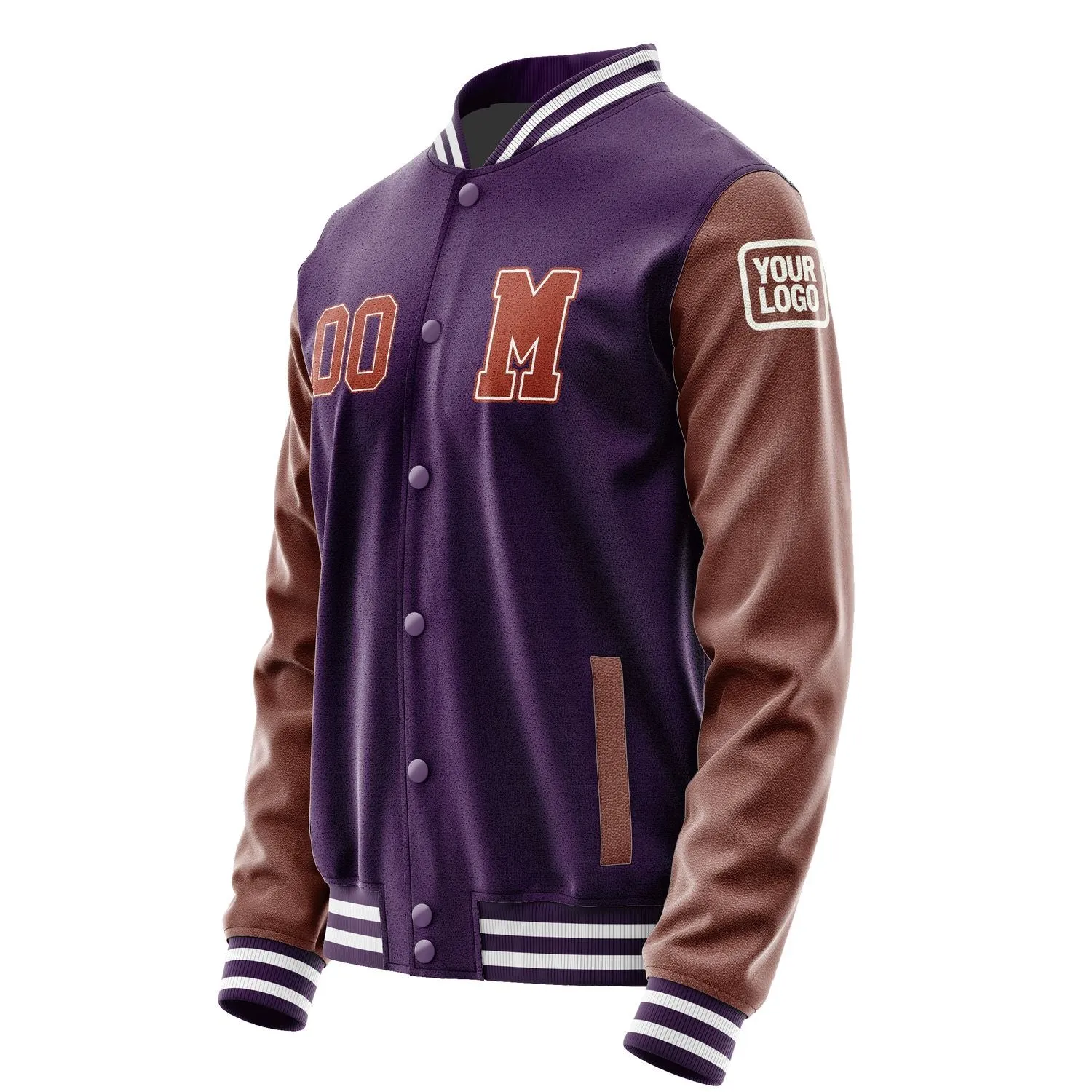 Custom Purple Coral Red Jacket sold by Tailorly product image thumbnail 2