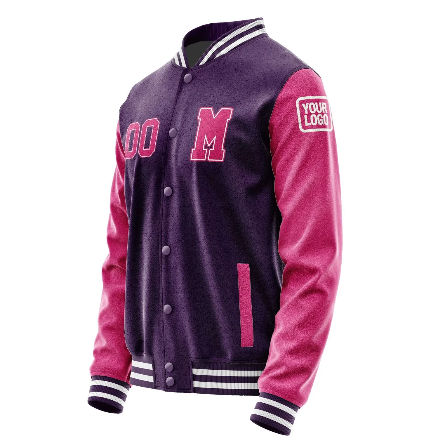 Custom Purple Pink Jacket sold by Tailorly product image thumbnail 2