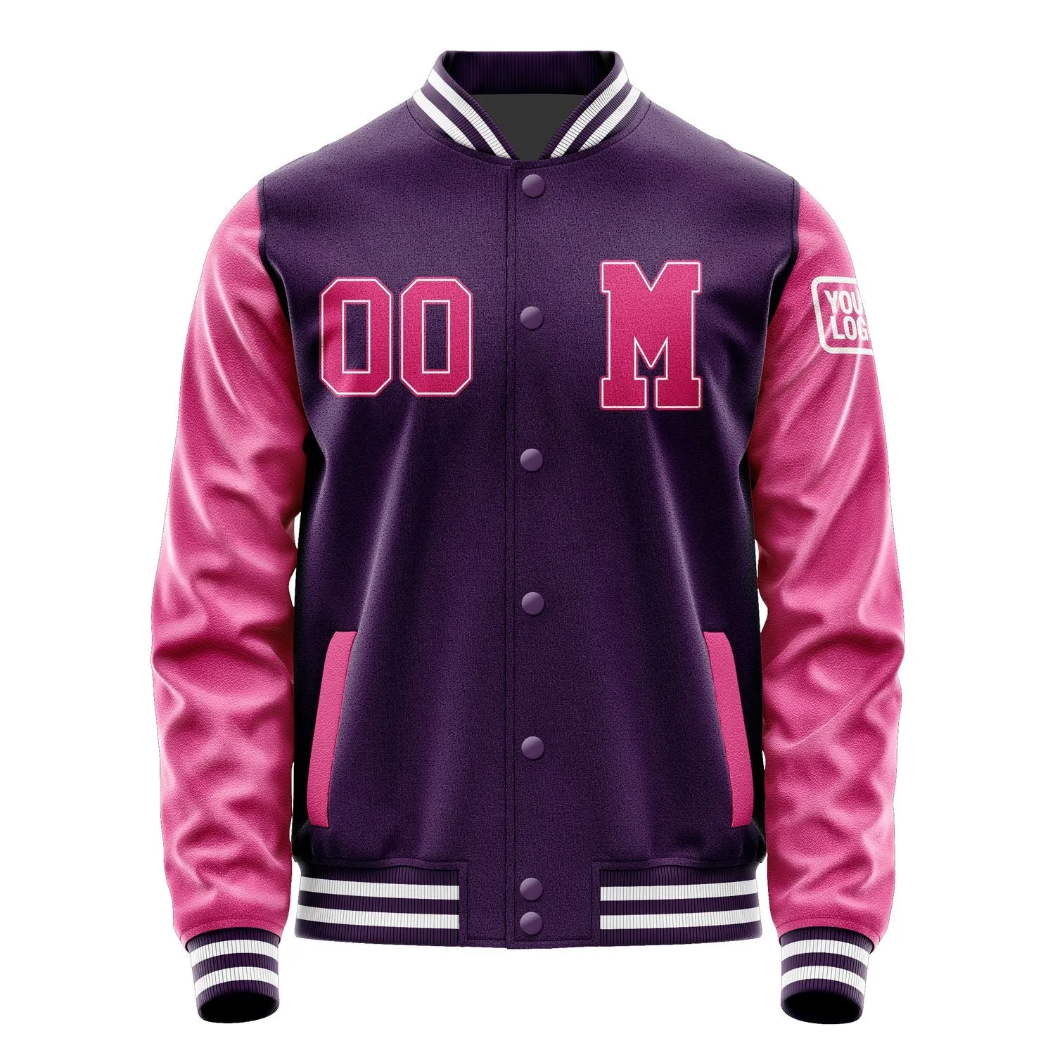 Custom Purple Pink Jacket sold by Tailorly product image thumbnail 4