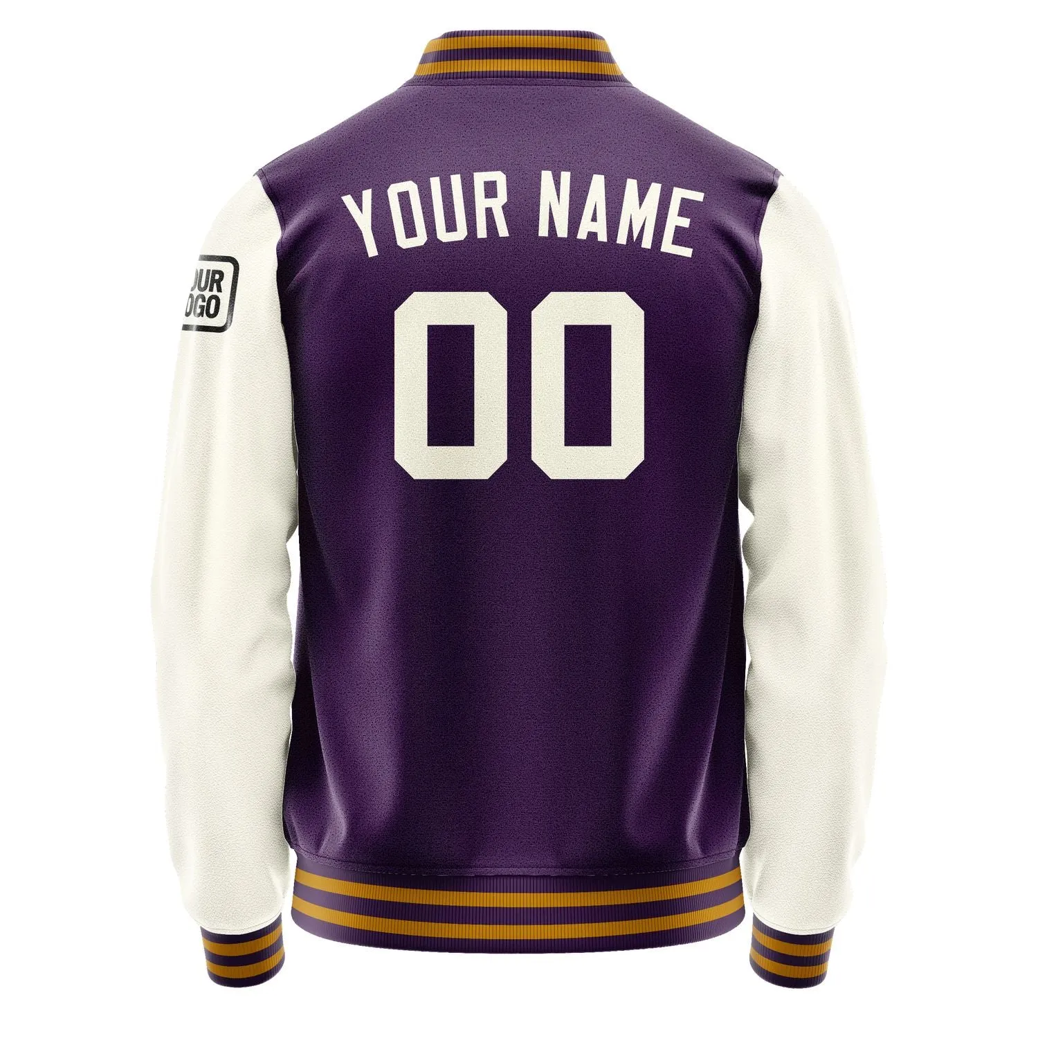 Custom Purple Cream Jacket sold by Tailorly product image thumbnail 3