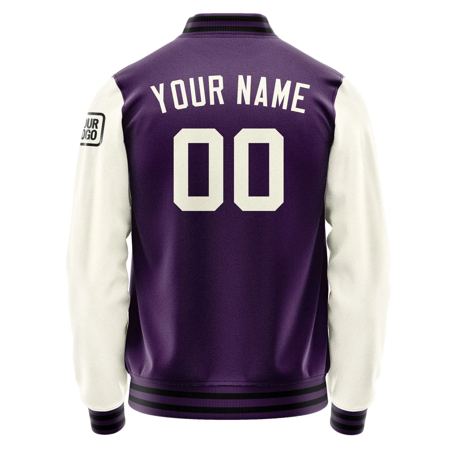 Custom Purple Cream Jacket sold by Tailorly product image thumbnail 3