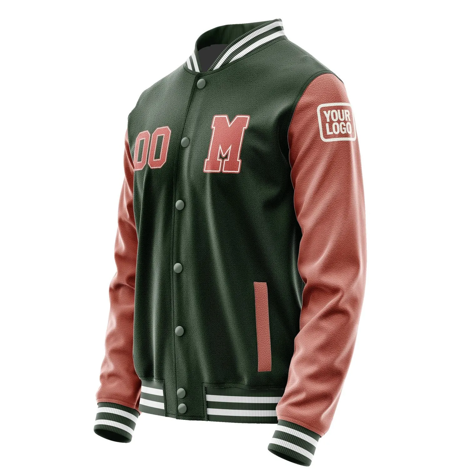 Custom Dark Green Copper Rose Jacket sold by Tailorly product image thumbnail 2
