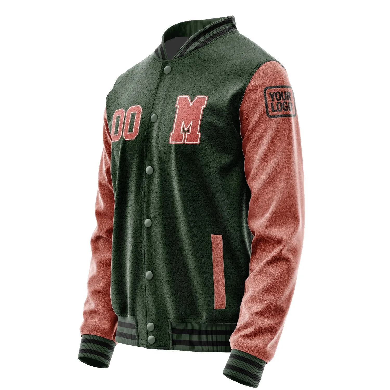 Custom Dark Green Copper Rose Jacket sold by Tailorly product image thumbnail 2