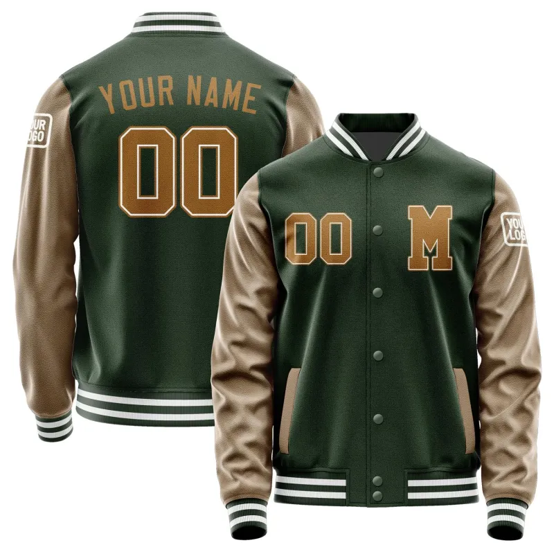 Custom Dark Green Khaki Jacket sold by Tailorly