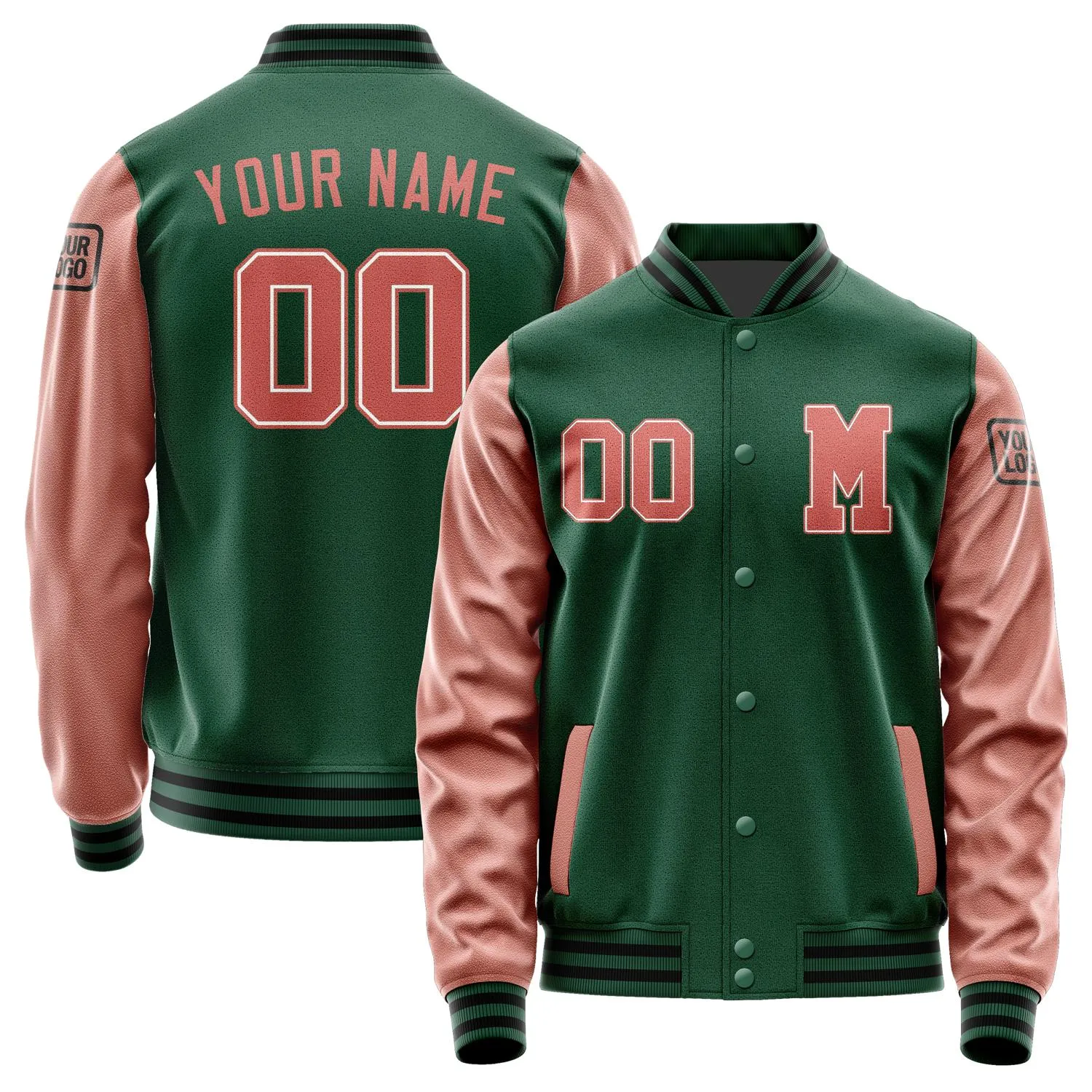 Custom Green Copper Rose Jacket sold by Tailorly