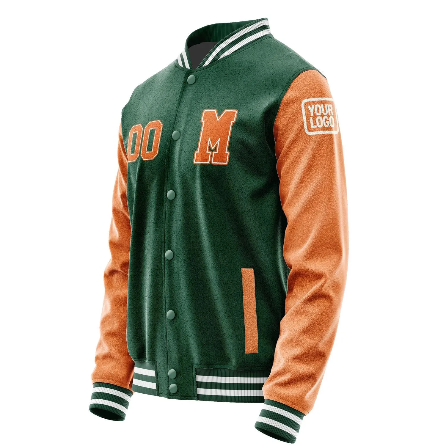 Custom Green Orange Jacket sold by Tailorly product image thumbnail 2