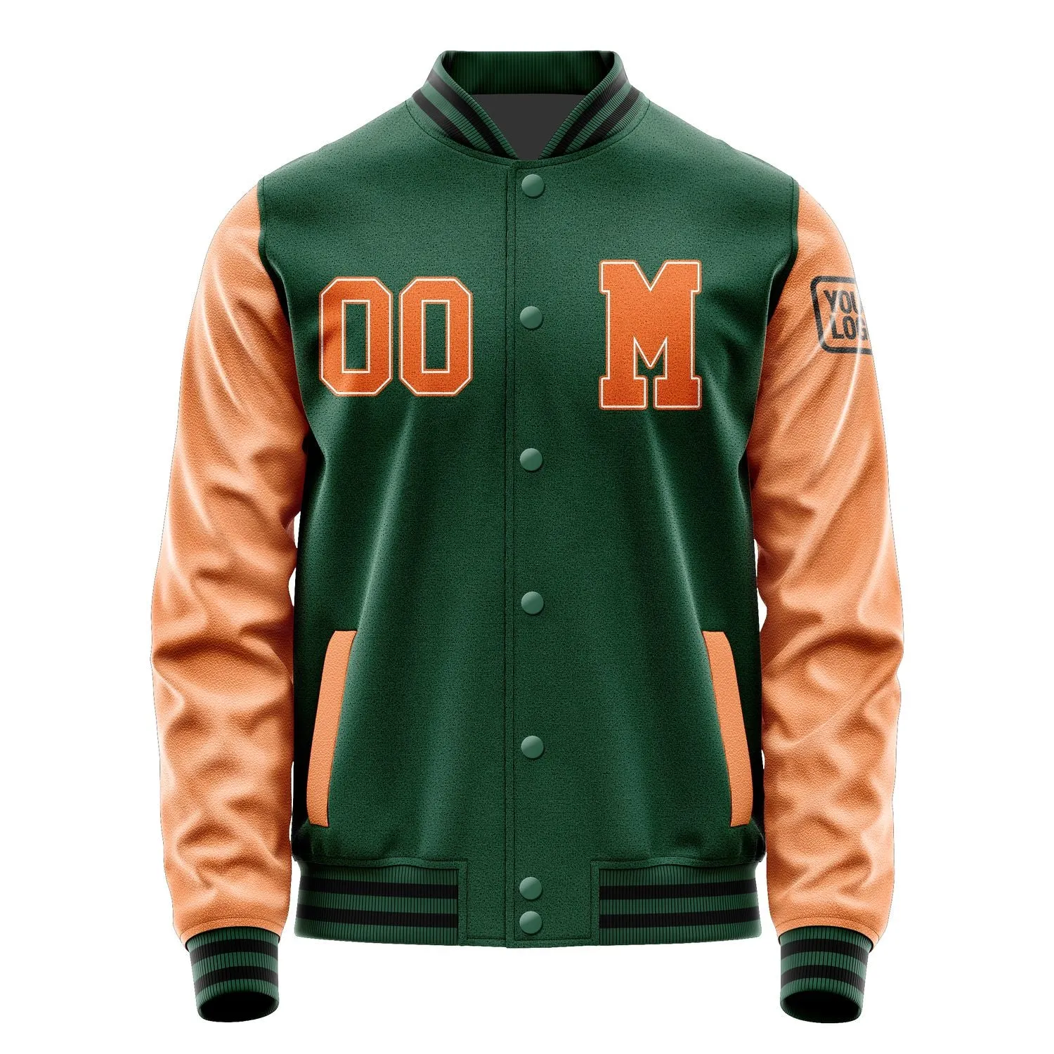 Custom Green Orange Jacket sold by Tailorly product image thumbnail 4