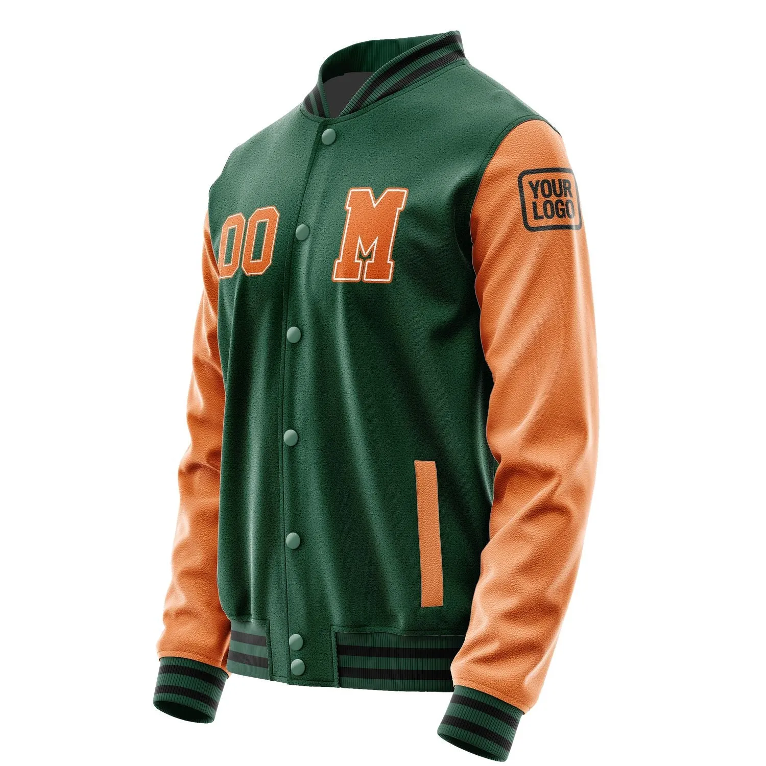 Custom Green Orange Jacket sold by Tailorly product image thumbnail 2