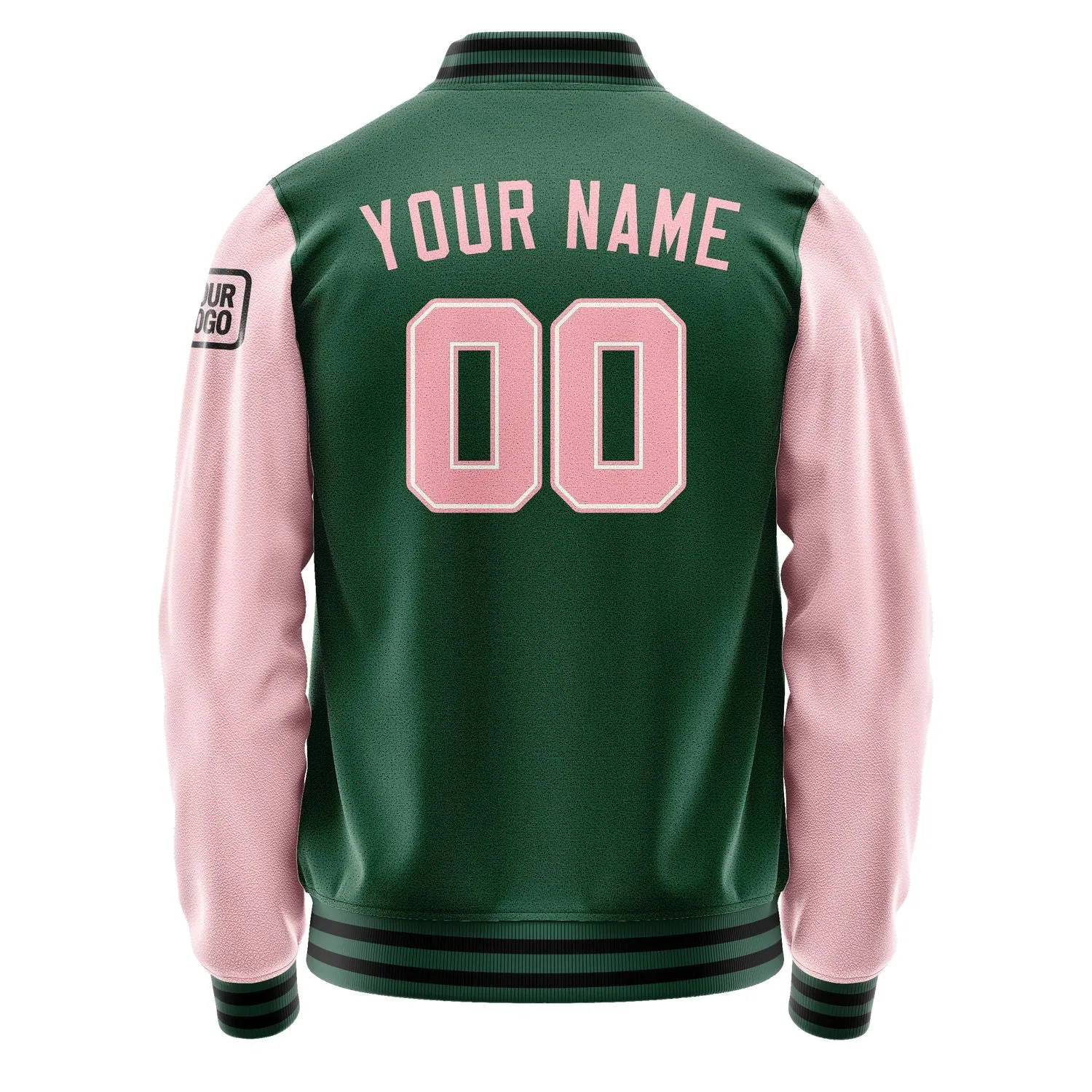 Custom Green Light Pink Jacket sold by Tailorly product image thumbnail 3